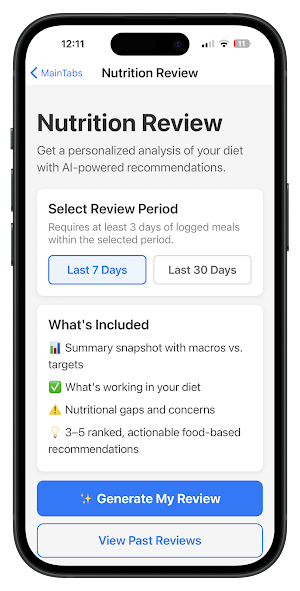 MyNutritionist Screenshot 0