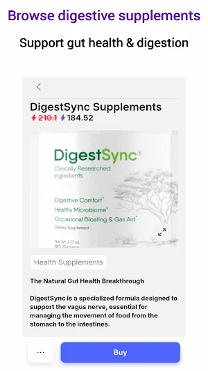 Health Supplements Shop Screenshot 1
