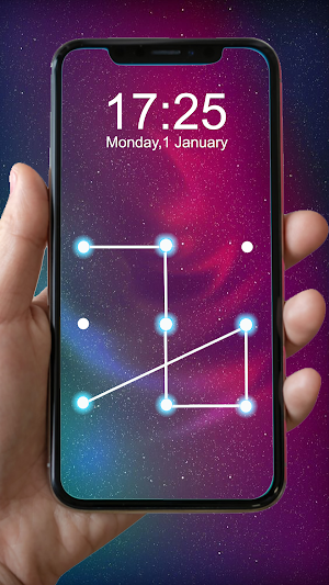 Pattern Lock Screen Screenshot 2
