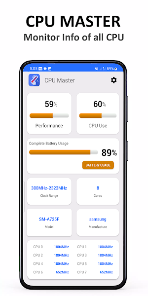 CPU Master - Battey Monitor Screenshot 2