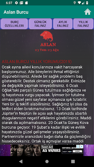 Burçlar ve Günlük Burç Falı Screenshot 3