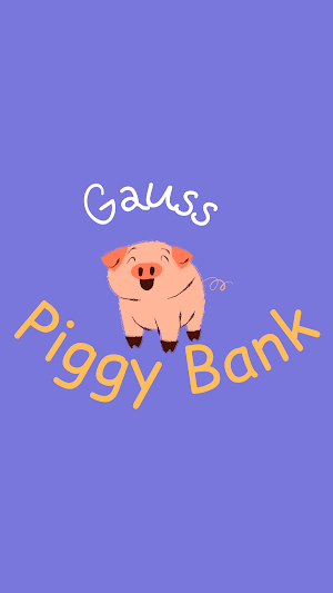 Tik Tok Moneybox. Gauss piggy bank. From 1 to 100 Screenshot 0