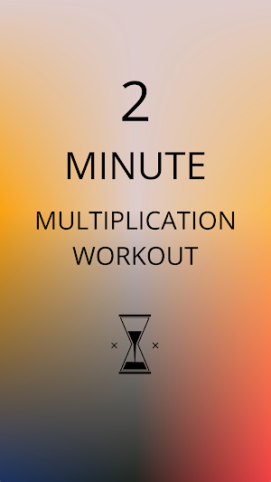 2 minute multiplication Screenshot 0