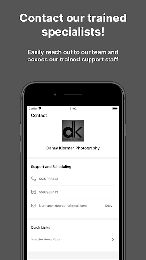 Danny Klorman Photography Screenshot 2