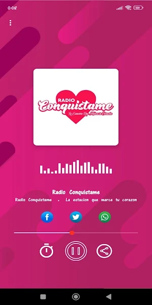 Radio Conquistame Screenshot 1