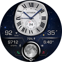D350 Galaxy Space Watch Face