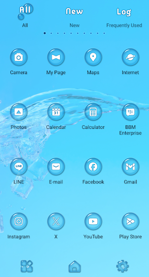 Cool Splash Theme +HOME Screenshot 2