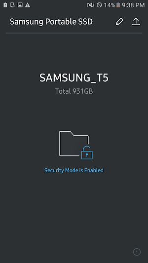 Samsung Portable SSD screenshot 1