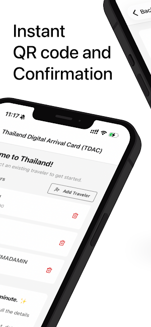 Thai TDAC Arrival Card Helper Screenshot 1