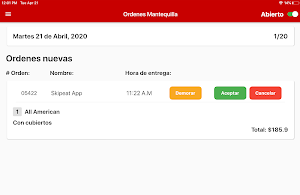 Skipeat para restaurantes Screenshot 1