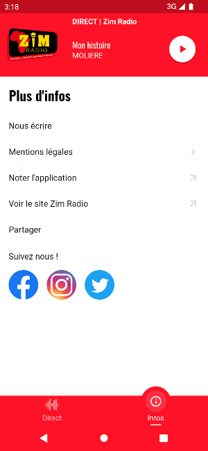 Zim Radio Screenshot 2