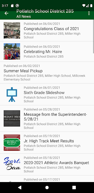 Potlatch School District 285 Screenshot 2