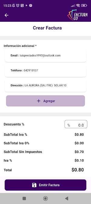 FacturaGo Screenshot 0