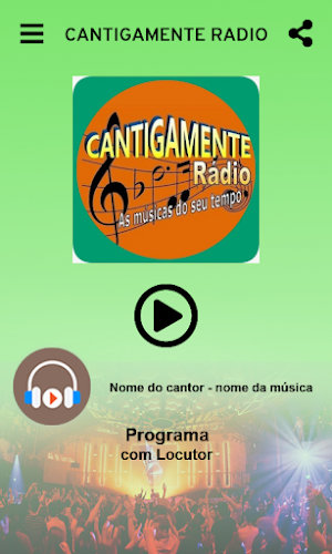 CANTIGAMENTE RÁDIO Screenshot 1