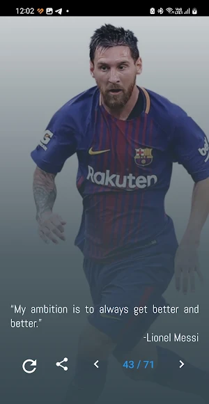 Lionel Messi Quotes Screenshot 1