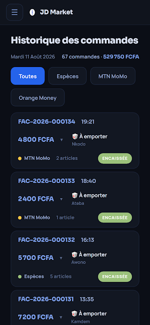 JD Market — Commerçant Screenshot 3