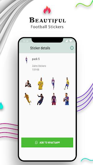 Neymar Stickers for WhatsApp - WAStickerApps Screenshot 2