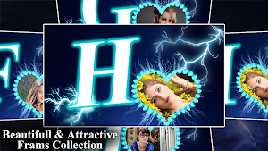 Lighting Text Frames Photo Editor Screenshot 0