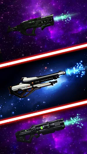 Lightsaber Red Laser Gun Games Screenshot 1