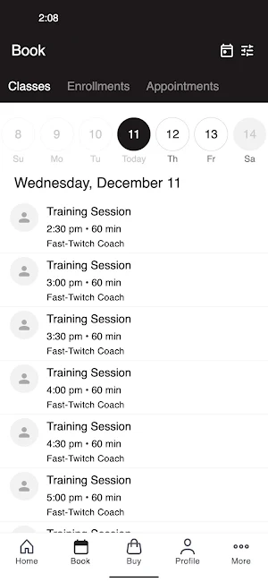 Fast-Twitch Sports Performance Screenshot 1