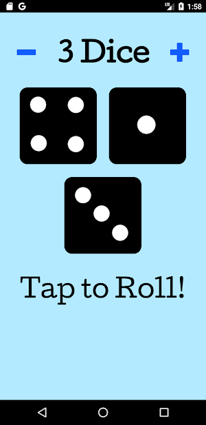 Dice Roll - Roll multiple dice quickly and easily! Screenshot 2