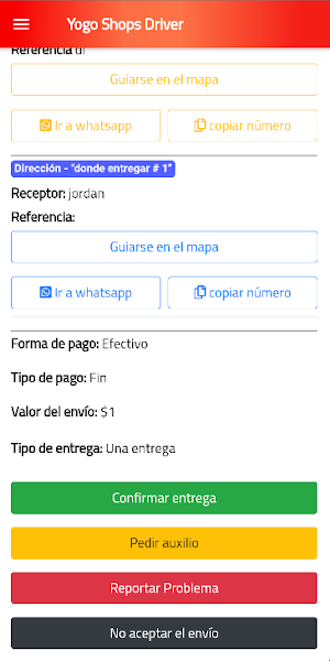 YogoShops Repartidores Screenshot 2