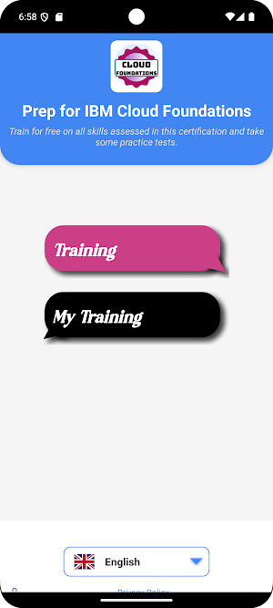 Prep for IBM Cloud Foundations Screenshot 0