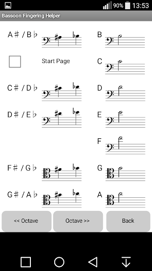 Bassoon Fingering Helper Free Screenshot 3