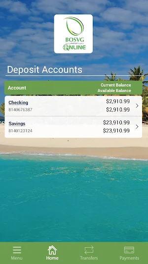 BOSVG iBANK Online Screenshot 1