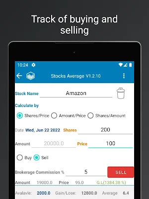 Stock Calculator Screenshot 2