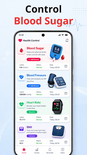 Blood Sugar - Health Tracker Screenshot 0
