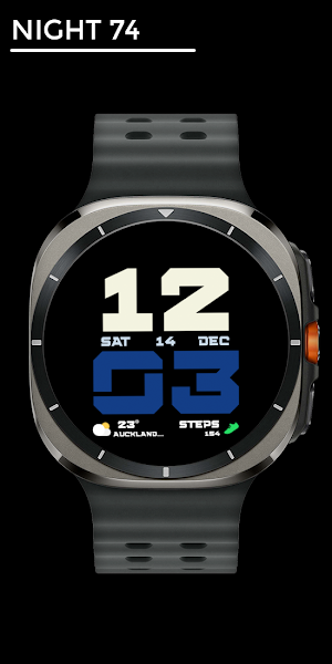 Night 74 - watch face Screenshot 0
