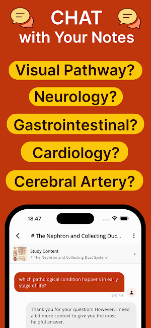 Anatomy Note Mindmap Flashcard Screenshot 2