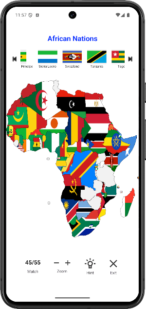 Interactive Map Africa Screenshot 3