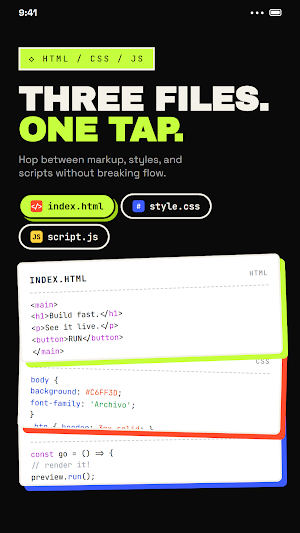 HTML Viewer – Live Code Editor Screenshot 1