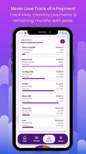 Feedit: Money & EMI Tracker Screenshot 3