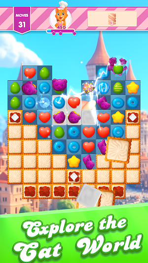 Meowlicious Match color match Screenshot 2