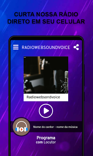 radiowebsoundvoice Screenshot 0