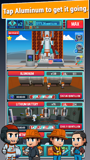 Space-Y: Space Idle Game Screenshot 1
