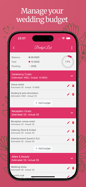 Wedding Plan - App & Website Screenshot 3