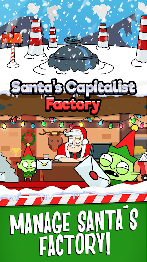 Santa’s Capitalist Factory - Idle Xmas Tycoon Screenshot 0