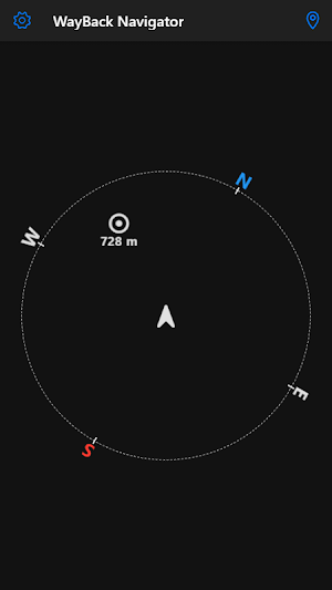 WayBack Navigator Screenshot 1