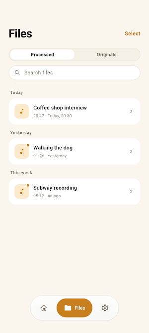 NoisyNo: Voice Noise Remover Screenshot 3