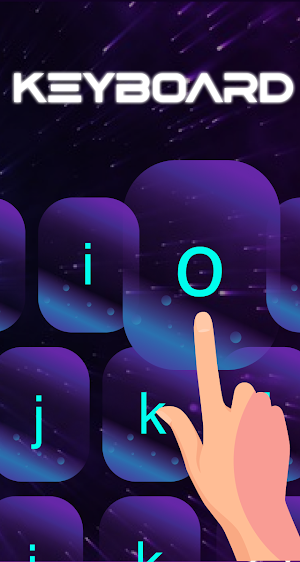 Neon Led keyboard - Galaxy RGB Color lighting Screenshot 1