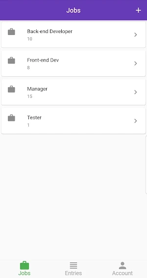 Time Tracker Screenshot 2
