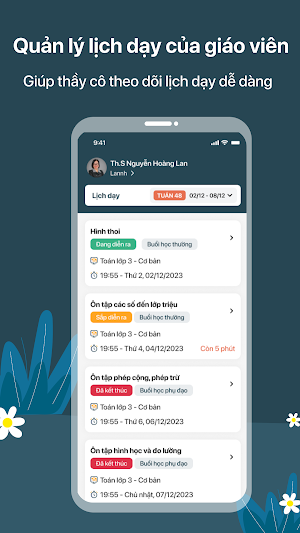 EDC: Ứng dụng giáo viên Screenshot 3
