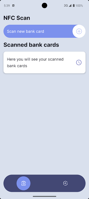 Bank Card Reader NFC Screenshot 0