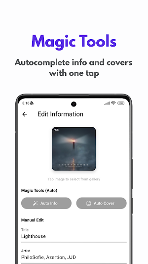 Clean Music Player Screenshot 2
