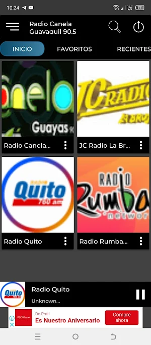 Radio Canela Guayaquil 90.5 Screenshot 2
