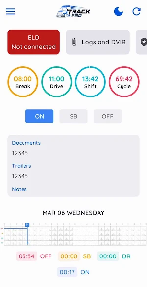TRACKPRO ELD Screenshot 0